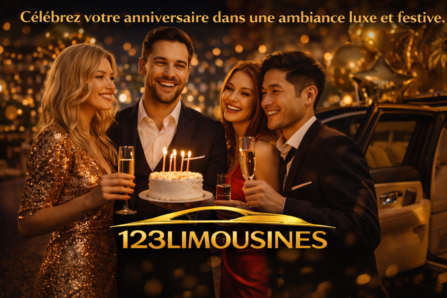 Anniversaires à Paris en limousine