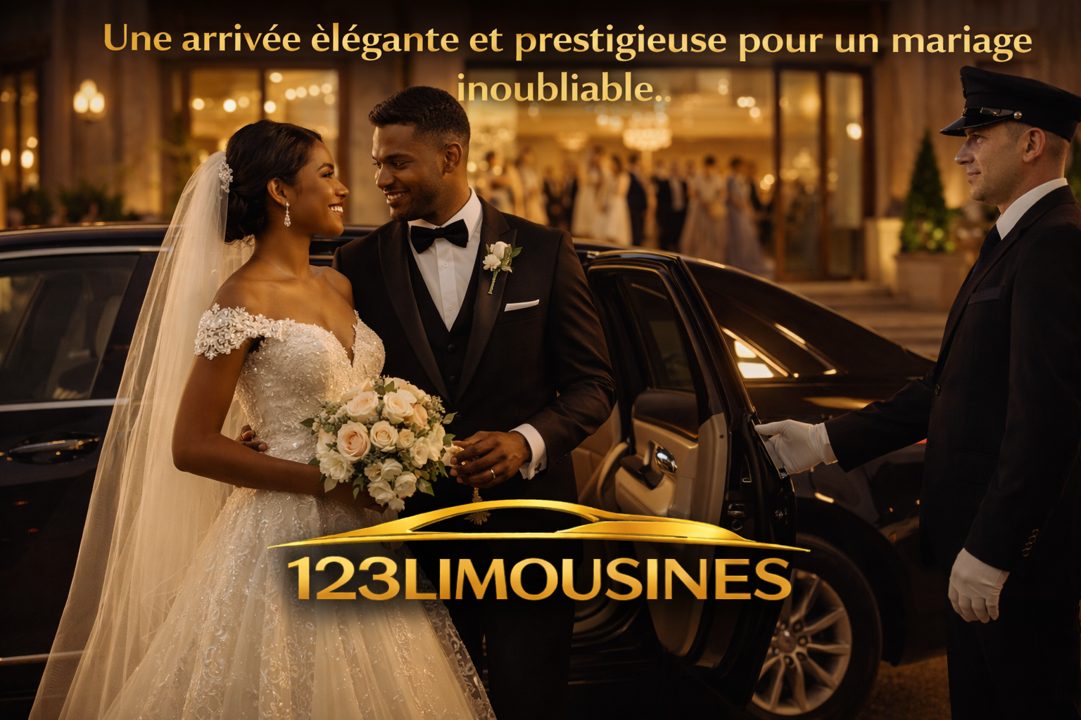 Mariages à Paris en limousine