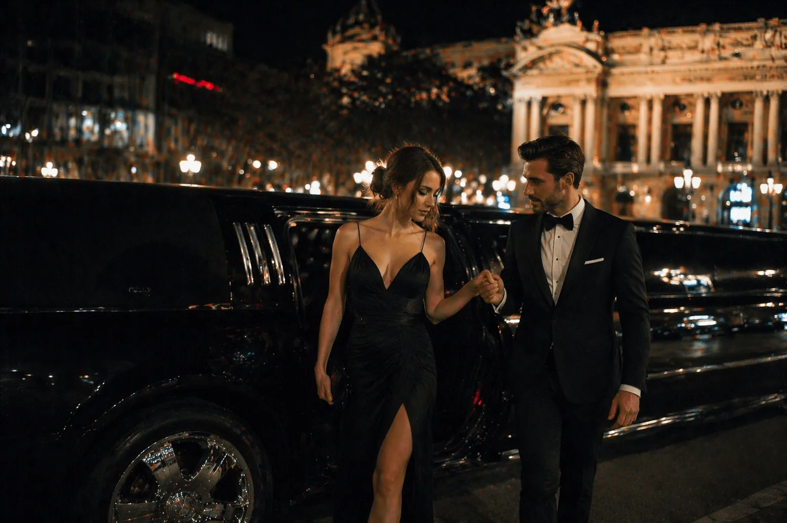Visite de Paris en limousine — Tour Eiffel Champs-Élysées